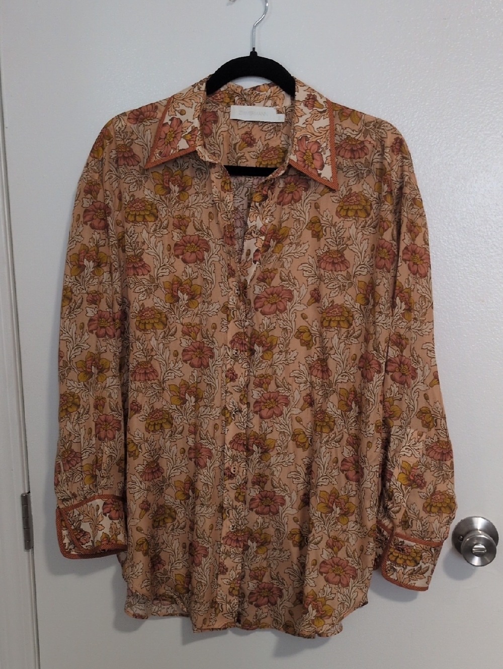 Zimmermann Andie Relaxed Silk Top